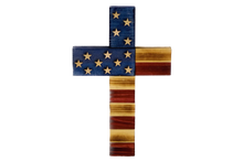 Load image into Gallery viewer, American Flag Cross
